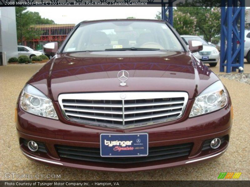 Barolo Red Metallic / Savanna/Cashmere 2008 Mercedes-Benz C 300 Luxury