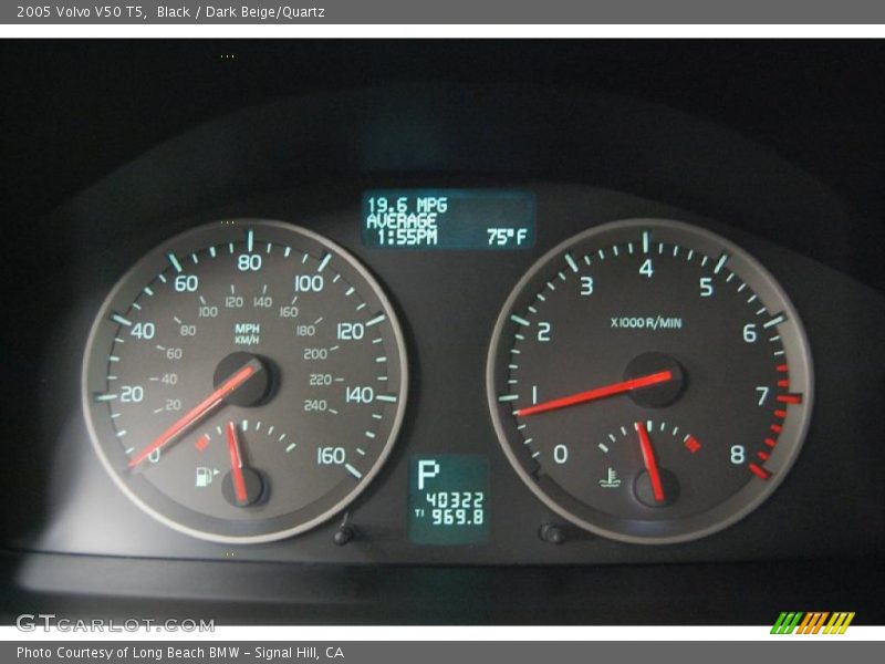 Black / Dark Beige/Quartz 2005 Volvo V50 T5