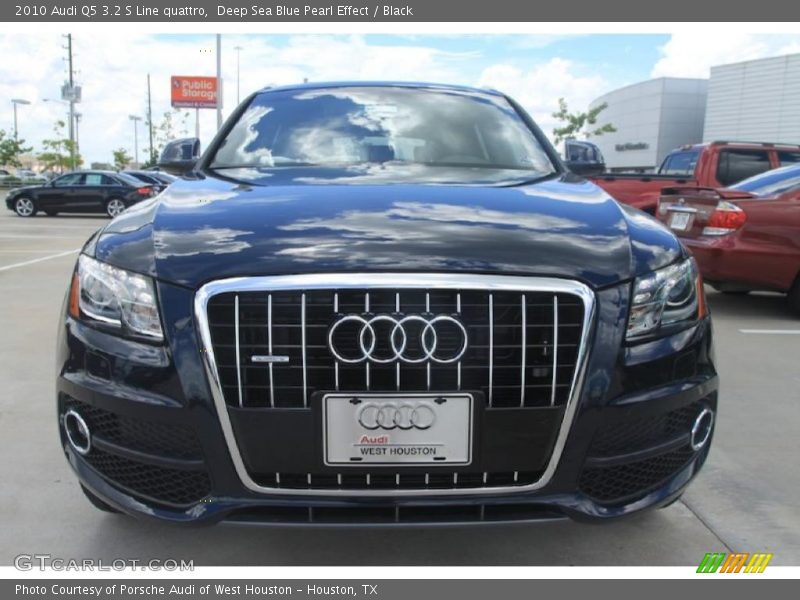 Deep Sea Blue Pearl Effect / Black 2010 Audi Q5 3.2 S Line quattro