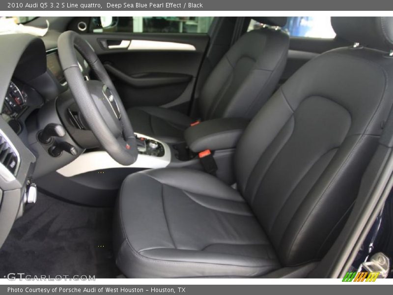 Deep Sea Blue Pearl Effect / Black 2010 Audi Q5 3.2 S Line quattro