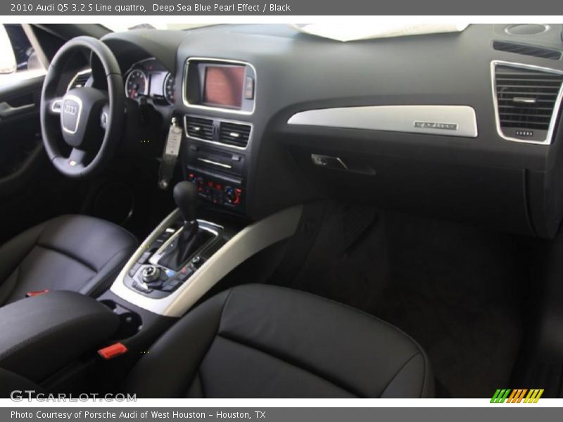 Deep Sea Blue Pearl Effect / Black 2010 Audi Q5 3.2 S Line quattro