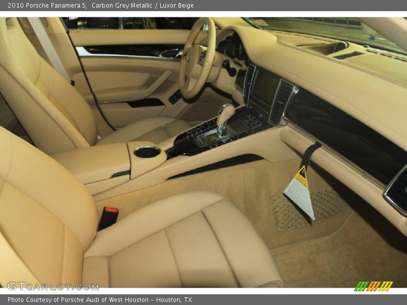 Carbon Grey Metallic / Luxor Beige 2010 Porsche Panamera S