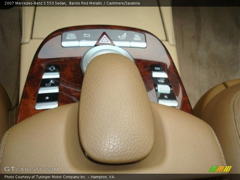 Barolo Red Metallic / Cashmere/Savanna 2007 Mercedes-Benz S 550 Sedan