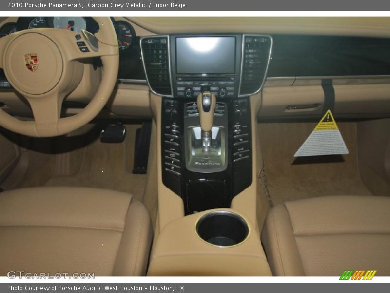 Carbon Grey Metallic / Luxor Beige 2010 Porsche Panamera S