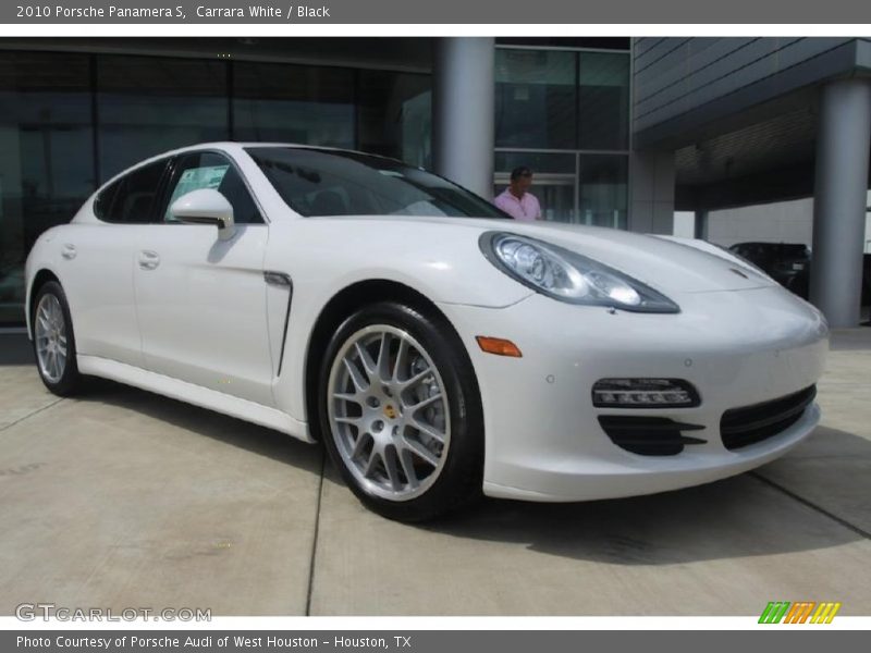 Carrara White / Black 2010 Porsche Panamera S
