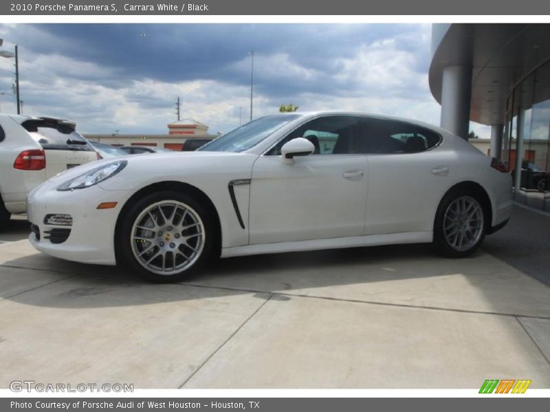 Carrara White / Black 2010 Porsche Panamera S