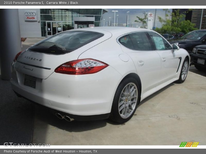 Carrara White / Black 2010 Porsche Panamera S