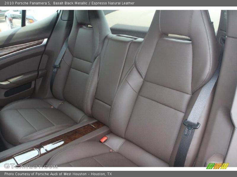  2010 Panamera S Espresso Natural Leather Interior