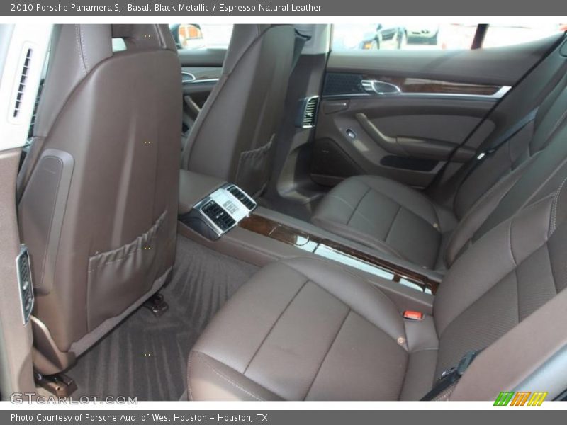 Basalt Black Metallic / Espresso Natural Leather 2010 Porsche Panamera S