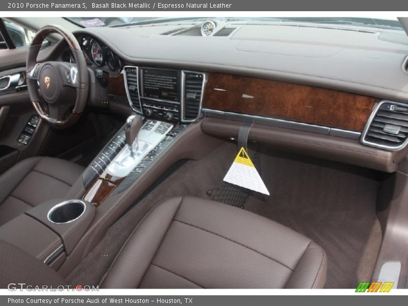 Basalt Black Metallic / Espresso Natural Leather 2010 Porsche Panamera S