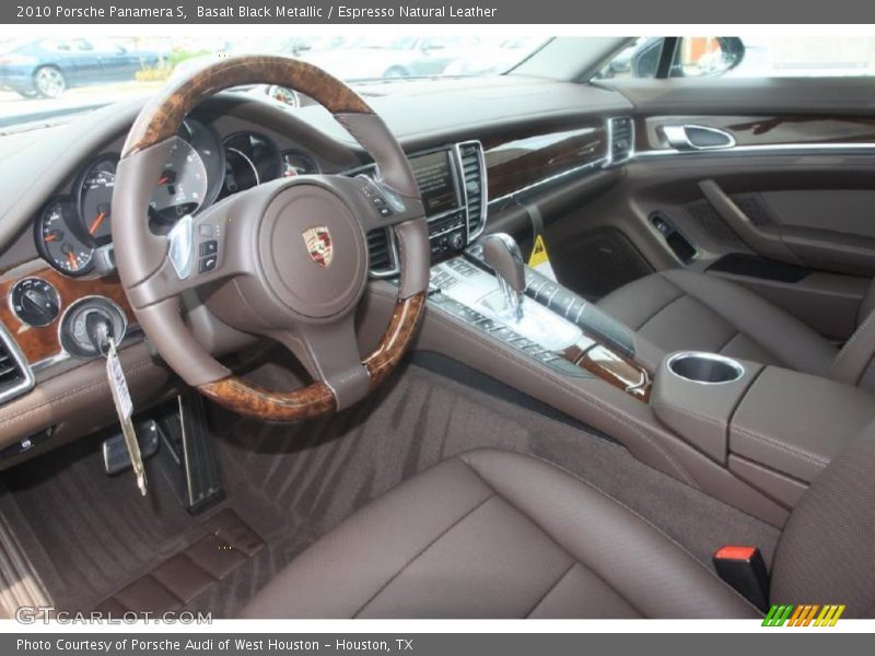  2010 Panamera S Espresso Natural Leather Interior