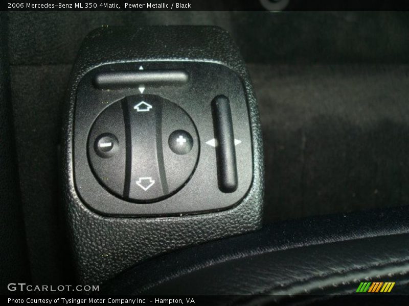 Pewter Metallic / Black 2006 Mercedes-Benz ML 350 4Matic