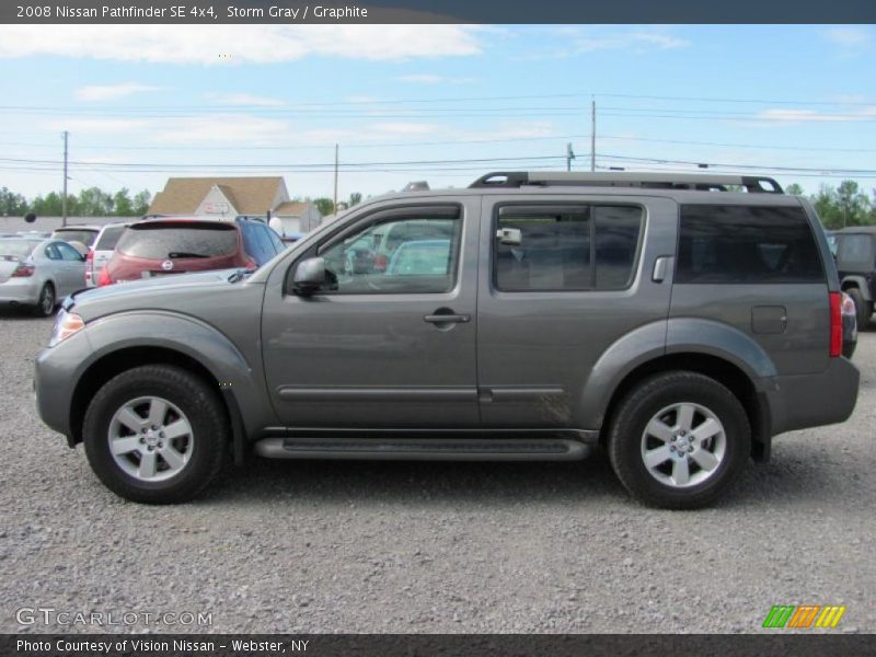 Storm Gray / Graphite 2008 Nissan Pathfinder SE 4x4