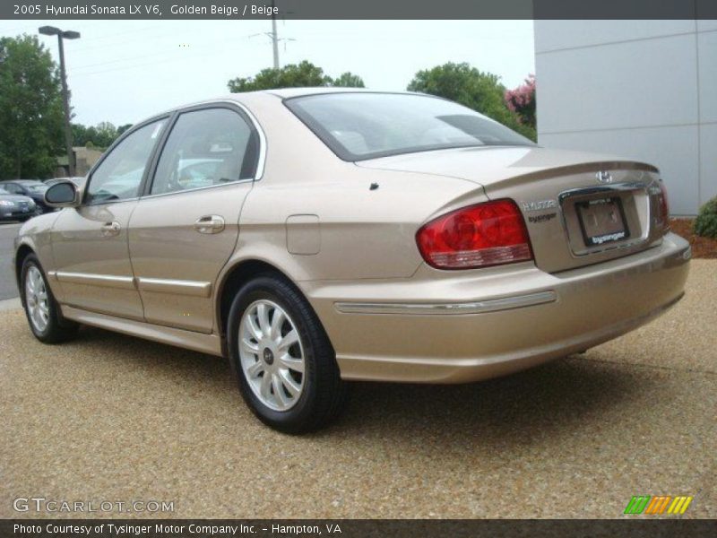 Golden Beige / Beige 2005 Hyundai Sonata LX V6