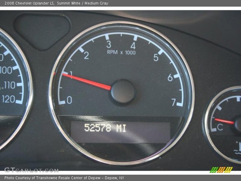 Summit White / Medium Gray 2008 Chevrolet Uplander LS