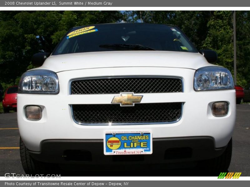 Summit White / Medium Gray 2008 Chevrolet Uplander LS