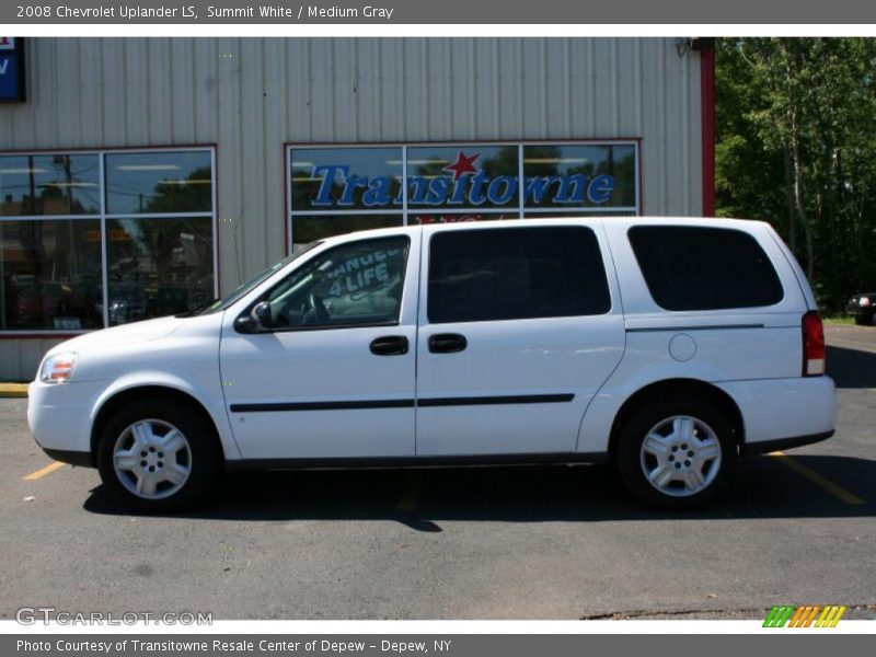Summit White / Medium Gray 2008 Chevrolet Uplander LS