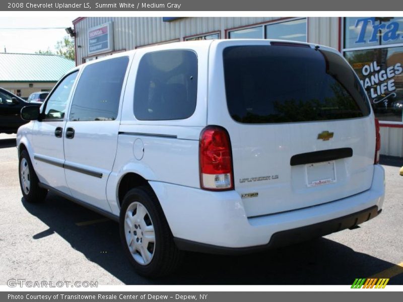 Summit White / Medium Gray 2008 Chevrolet Uplander LS