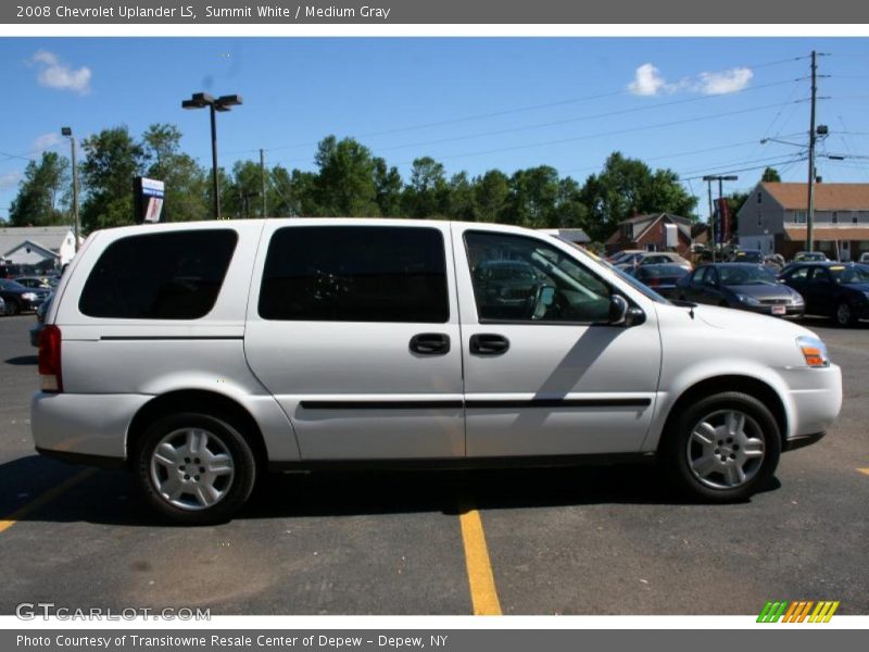 Summit White / Medium Gray 2008 Chevrolet Uplander LS