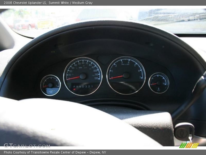Summit White / Medium Gray 2008 Chevrolet Uplander LS