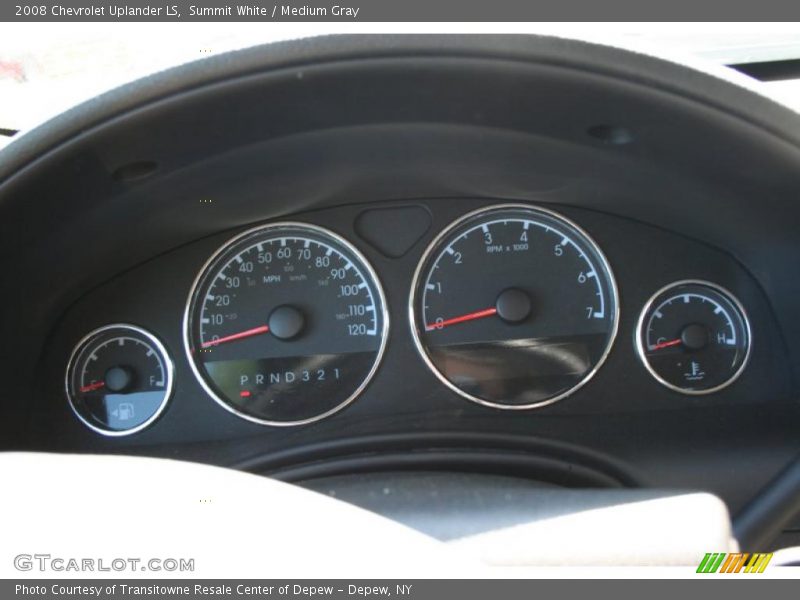 Summit White / Medium Gray 2008 Chevrolet Uplander LS