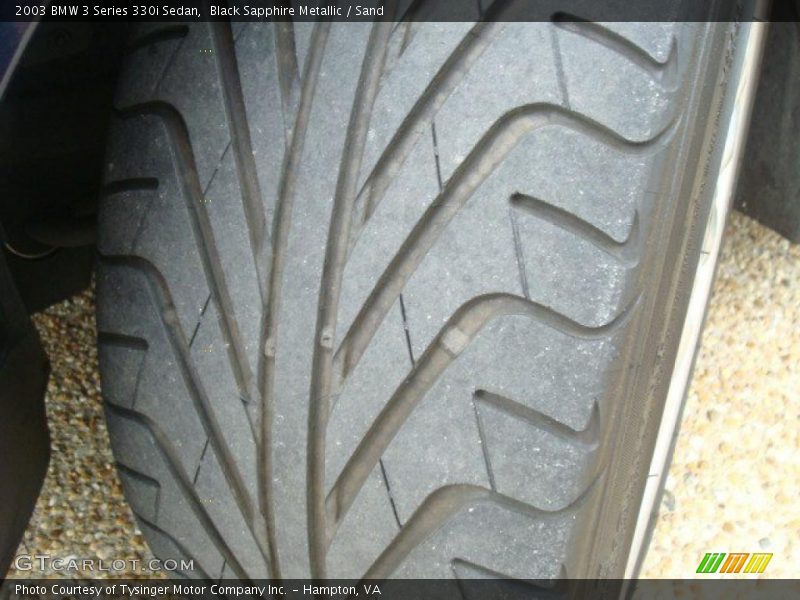 Black Sapphire Metallic / Sand 2003 BMW 3 Series 330i Sedan