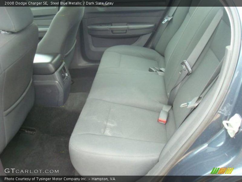 Steel Blue Metallic / Dark Slate Gray 2008 Dodge Charger SE