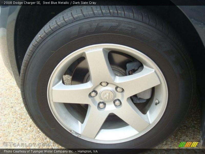 Steel Blue Metallic / Dark Slate Gray 2008 Dodge Charger SE