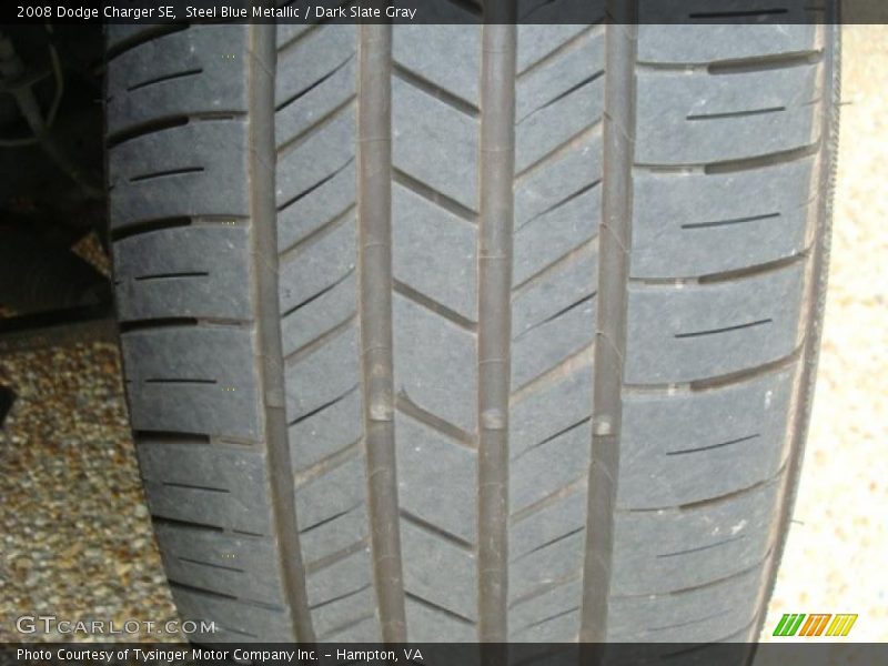 Steel Blue Metallic / Dark Slate Gray 2008 Dodge Charger SE