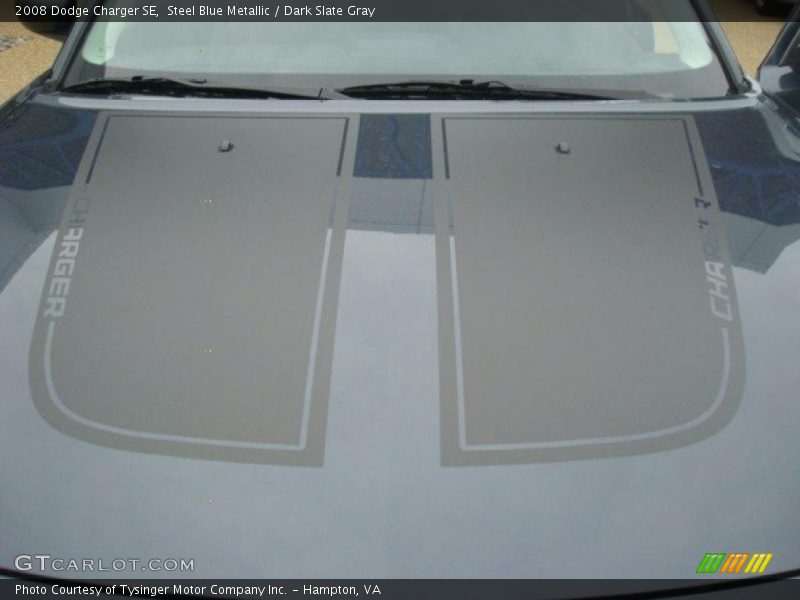 Steel Blue Metallic / Dark Slate Gray 2008 Dodge Charger SE