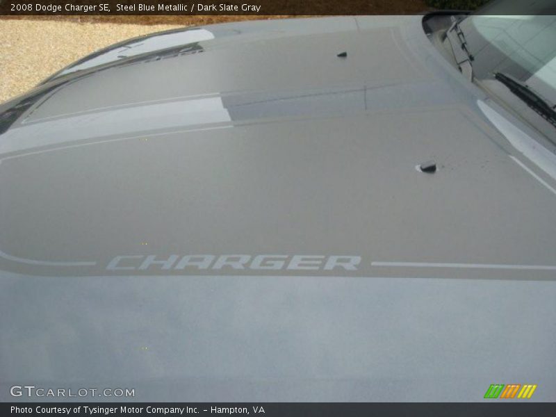 Steel Blue Metallic / Dark Slate Gray 2008 Dodge Charger SE