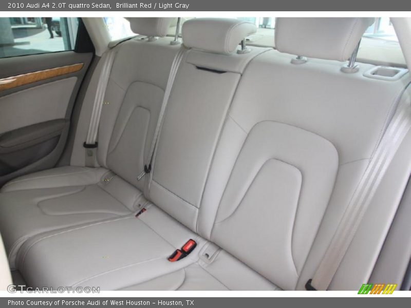 Brilliant Red / Light Gray 2010 Audi A4 2.0T quattro Sedan