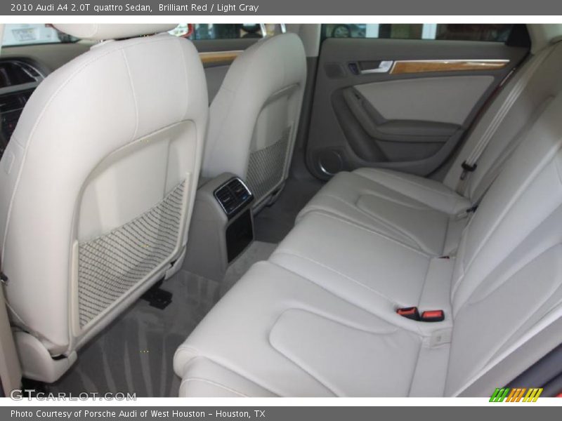 Brilliant Red / Light Gray 2010 Audi A4 2.0T quattro Sedan