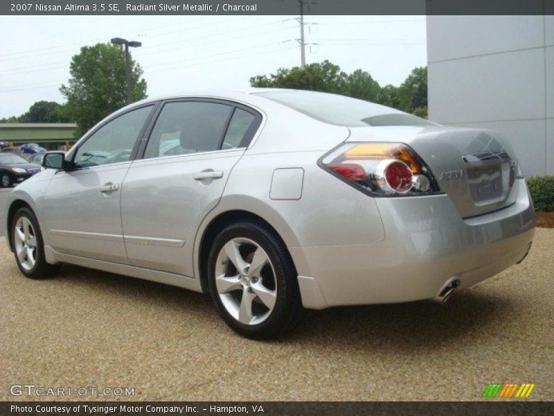 Radiant Silver Metallic / Charcoal 2007 Nissan Altima 3.5 SE