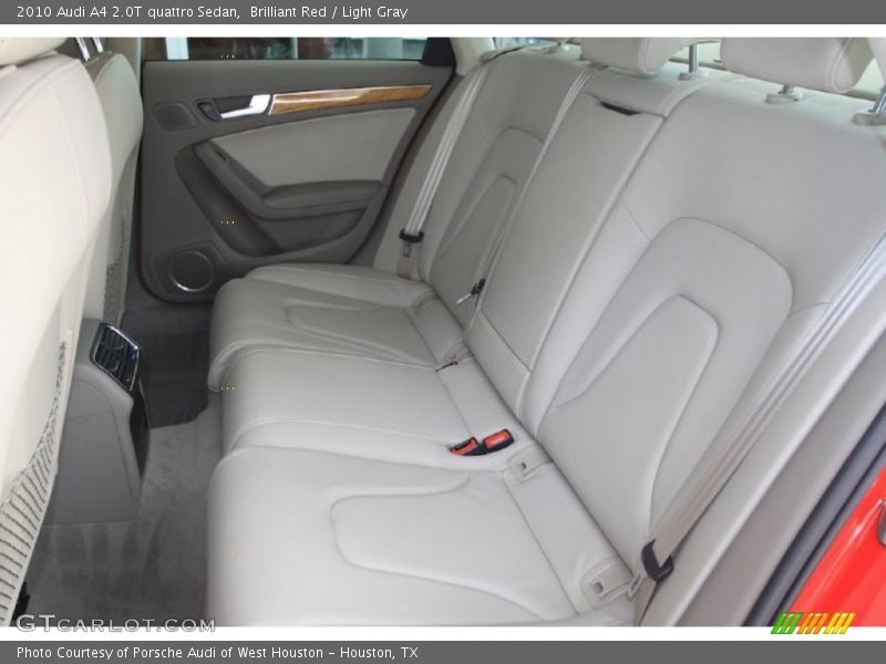 Brilliant Red / Light Gray 2010 Audi A4 2.0T quattro Sedan