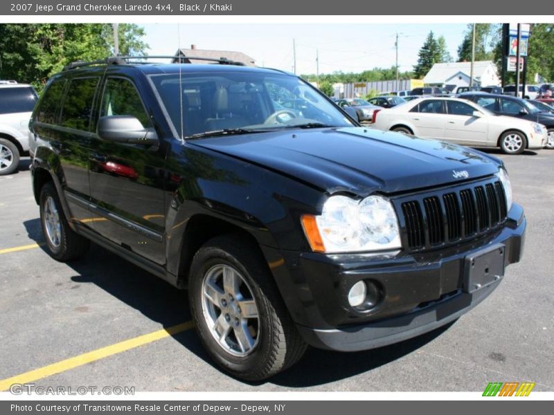 Black / Khaki 2007 Jeep Grand Cherokee Laredo 4x4