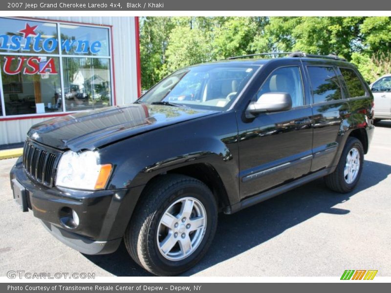 Black / Khaki 2007 Jeep Grand Cherokee Laredo 4x4