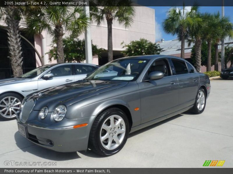Quartz Metallic / Dove 2005 Jaguar S-Type 4.2