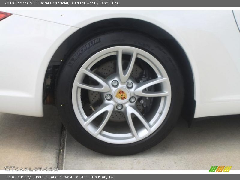 Carrara White / Sand Beige 2010 Porsche 911 Carrera Cabriolet