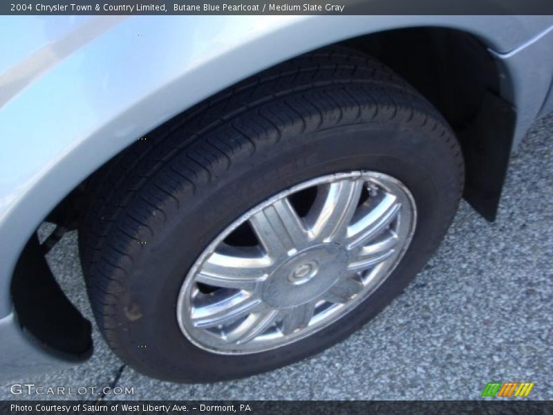 Butane Blue Pearlcoat / Medium Slate Gray 2004 Chrysler Town & Country Limited