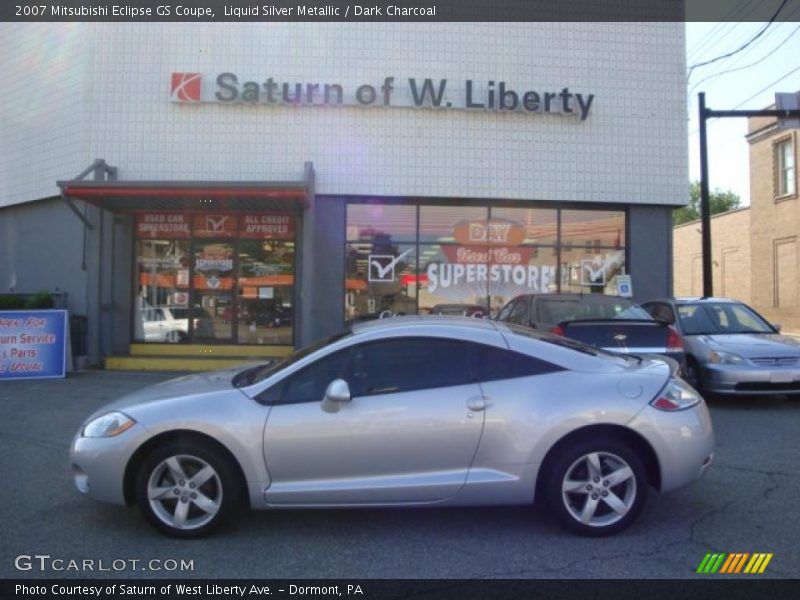 Liquid Silver Metallic / Dark Charcoal 2007 Mitsubishi Eclipse GS Coupe