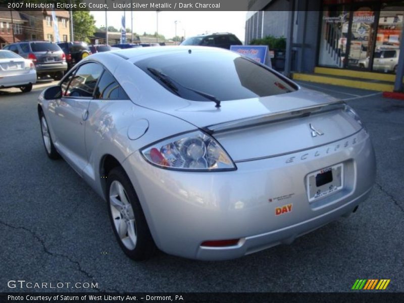 Liquid Silver Metallic / Dark Charcoal 2007 Mitsubishi Eclipse GS Coupe