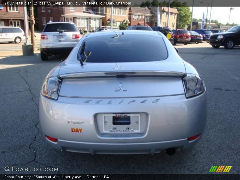 Liquid Silver Metallic / Dark Charcoal 2007 Mitsubishi Eclipse GS Coupe
