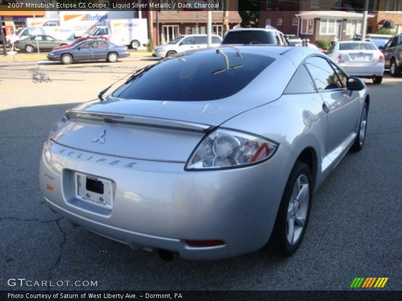 Liquid Silver Metallic / Dark Charcoal 2007 Mitsubishi Eclipse GS Coupe