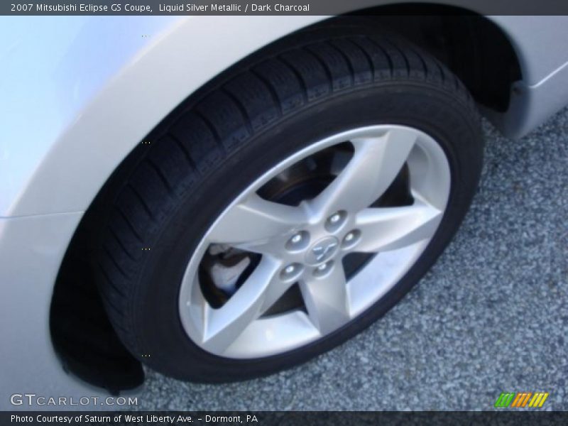Liquid Silver Metallic / Dark Charcoal 2007 Mitsubishi Eclipse GS Coupe