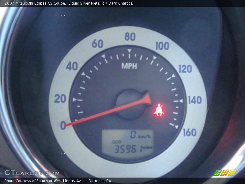 Liquid Silver Metallic / Dark Charcoal 2007 Mitsubishi Eclipse GS Coupe