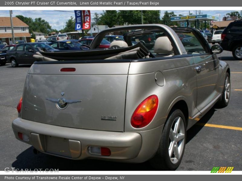 Linen Gold Metallic Pearl / Taupe/Pearl Beige 2005 Chrysler PT Cruiser GT Convertible