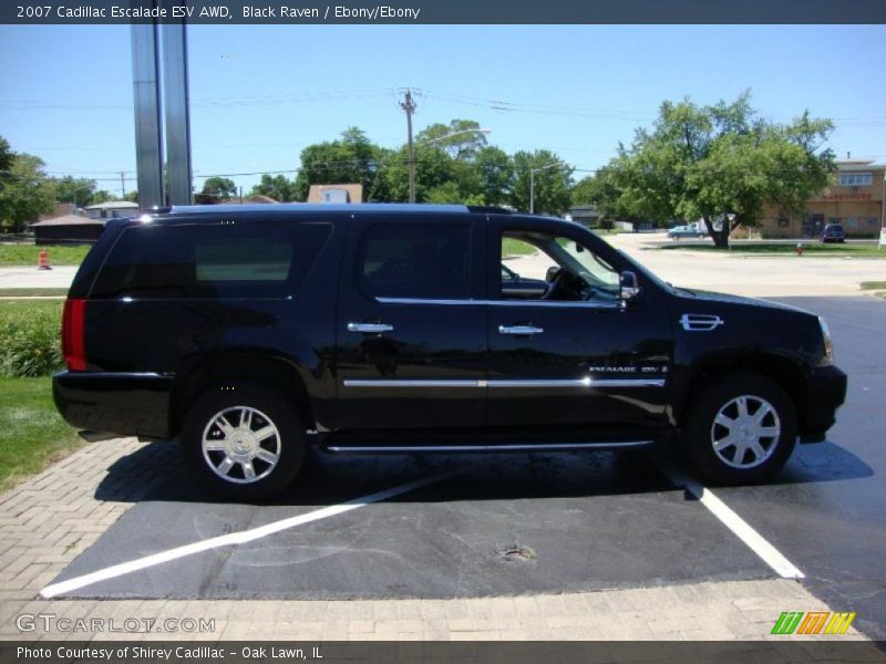 Black Raven / Ebony/Ebony 2007 Cadillac Escalade ESV AWD