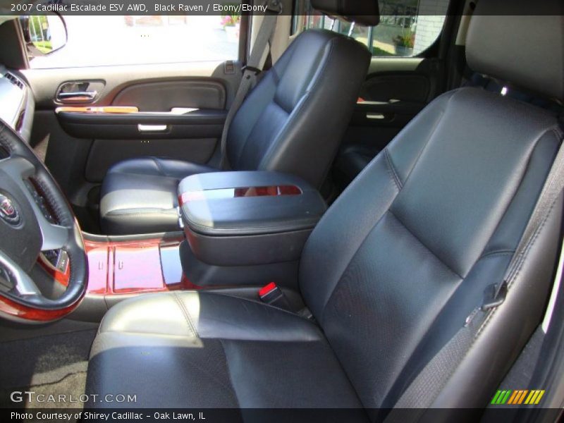 Black Raven / Ebony/Ebony 2007 Cadillac Escalade ESV AWD