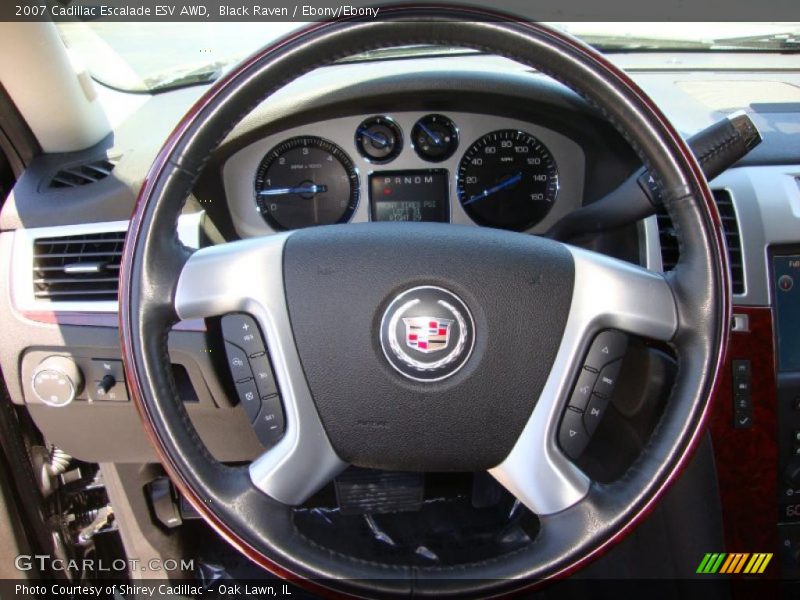 Black Raven / Ebony/Ebony 2007 Cadillac Escalade ESV AWD